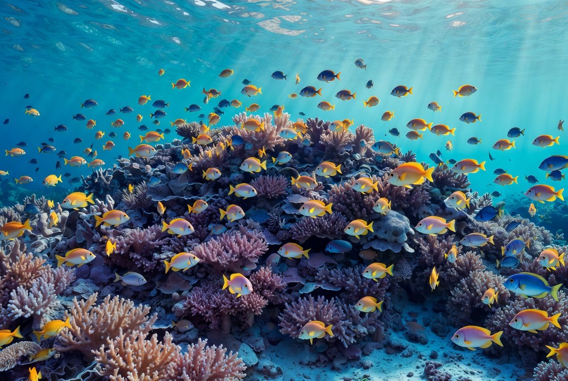 Diverse fish species returning due to Coral Reef Restoration and Fish Populations