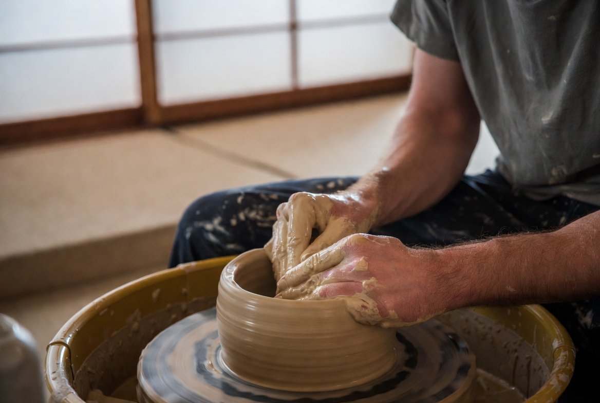 Learning local skills like pottery for purposeful travel