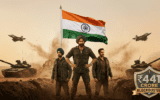 Border 2 box office collection poster featuring Sunny Deol in military uniform 2026