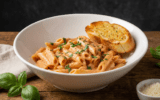 Korean-Italian Fusion Food Trends featuring Kimchi Rose Pasta