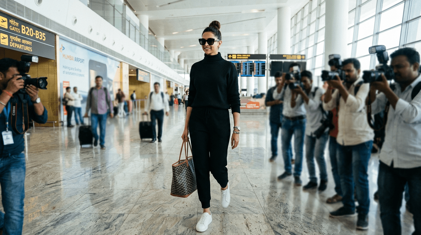 Deepika Padukone best Bollywood airport looks co-ord set