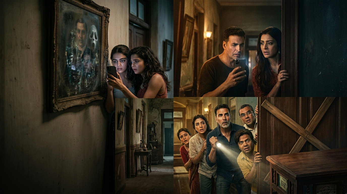 Bhooth Bangla movie cast Akshay Tabu Wamiqa