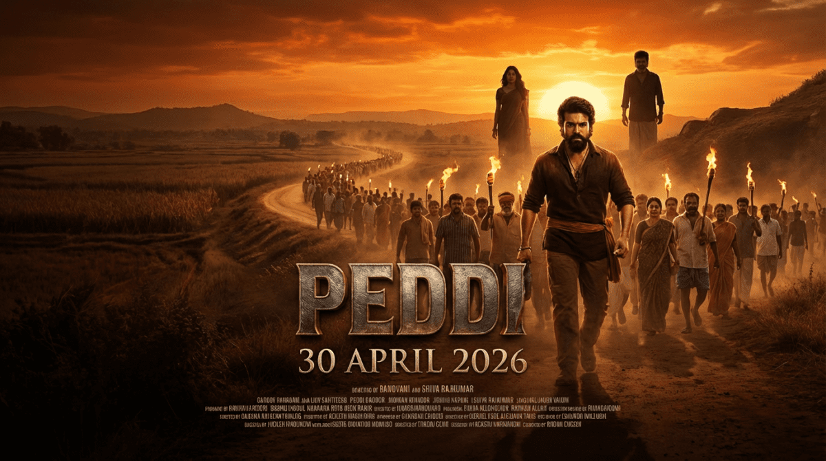 Peddi release date April 30 2026 Ram Charan