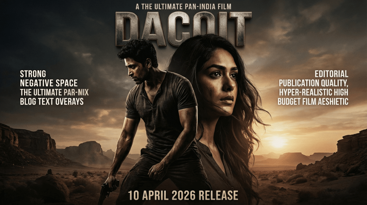 Dacoit release date April 10 2026 Adivi Sesh