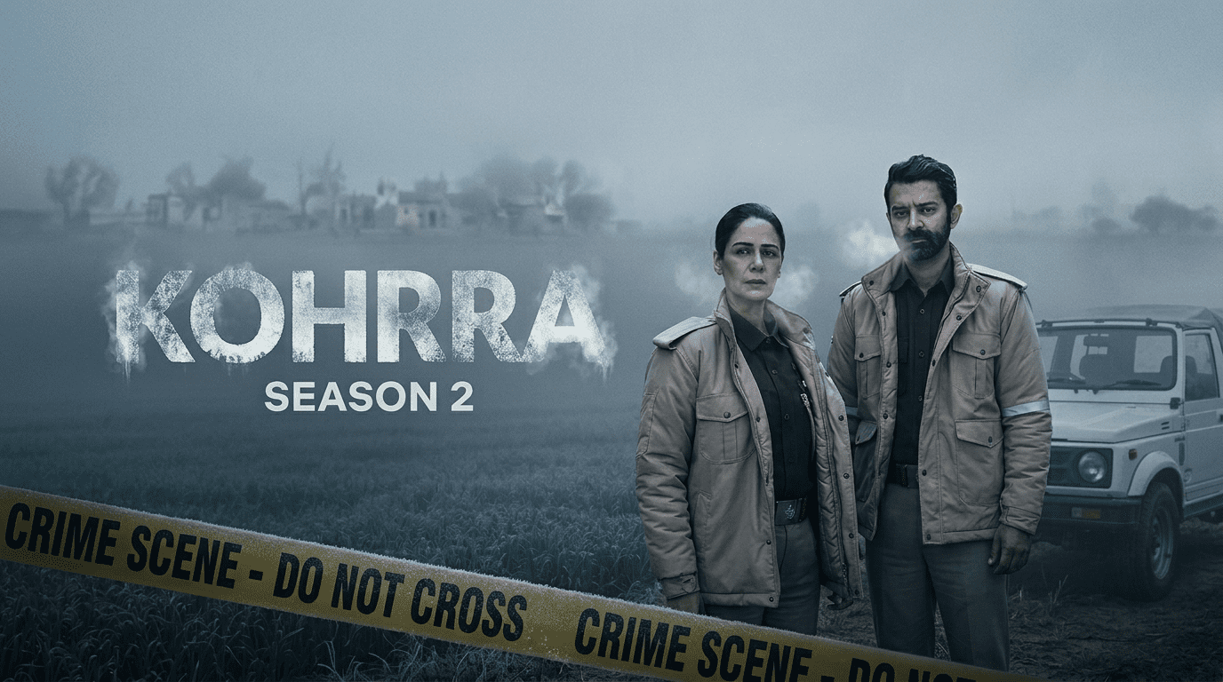 Crime scene still Barun Sobti Kohrra S2 Netflix