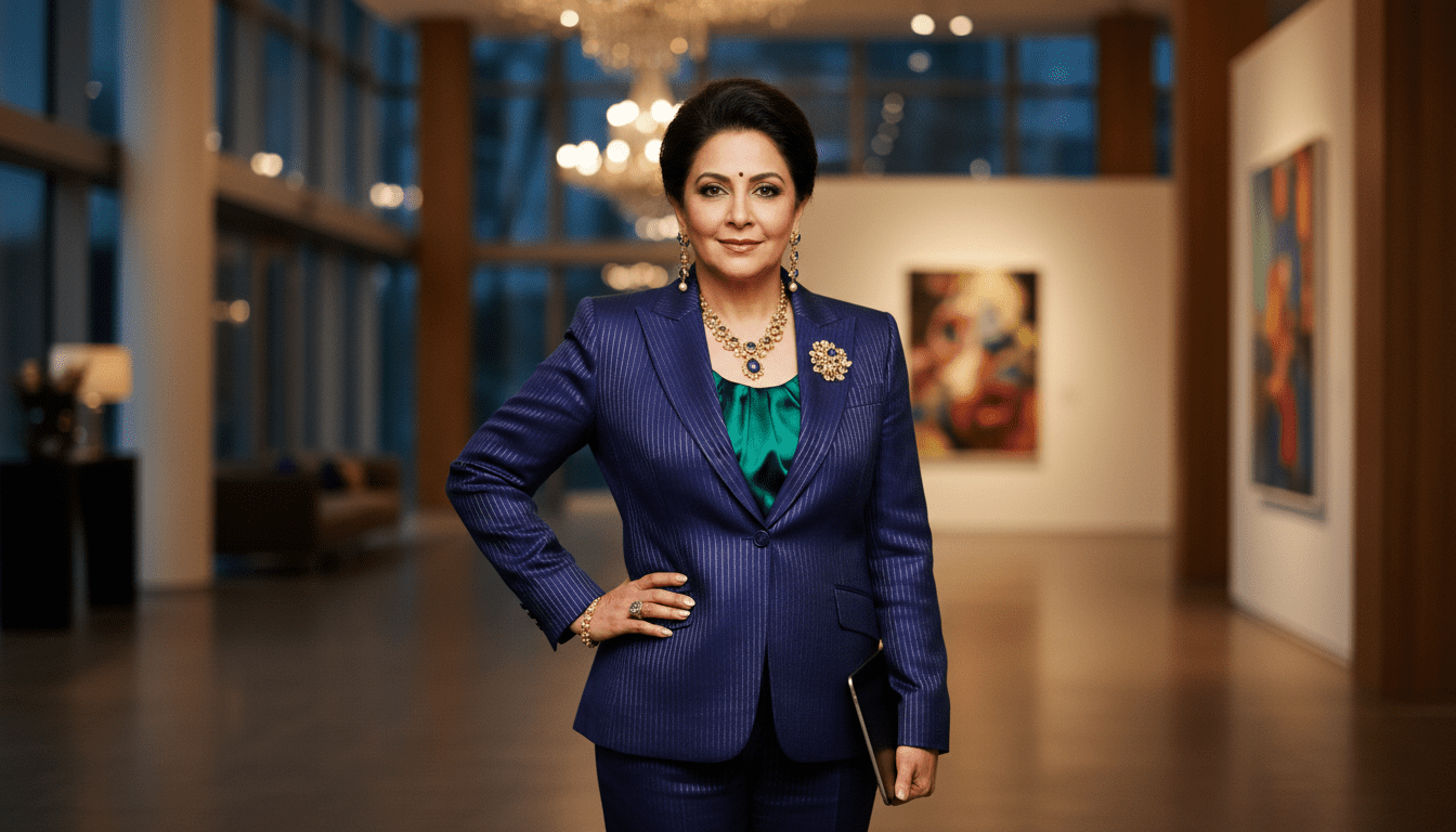 Nita Ambani Stuns in a Chic Black Ensemble Close-up