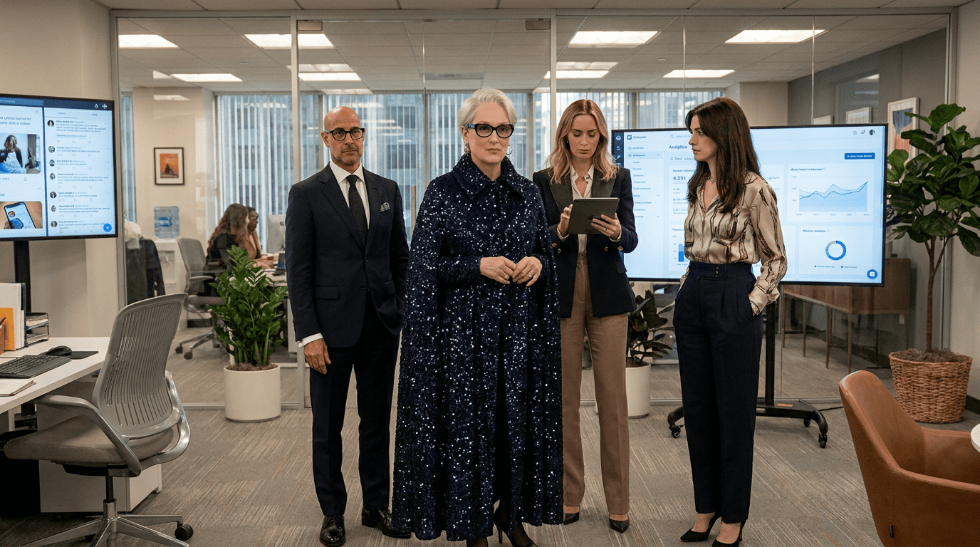 Anne Hathaway Andy Sachs in The Devil Wears Prada 2 release date scene