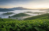 Misty tea estates landscape from the Soulful Guide to Munnar