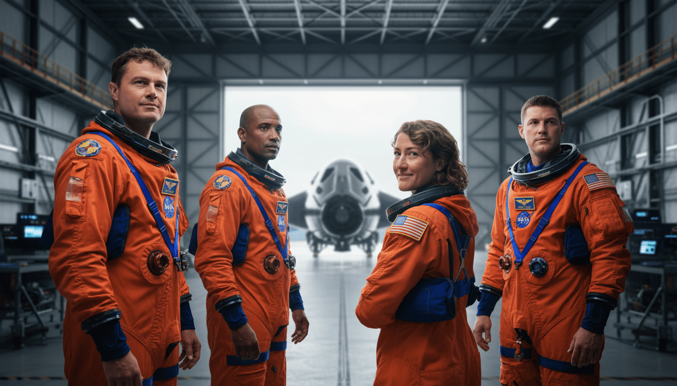 NASA Artemis II Astronauts training in Orion