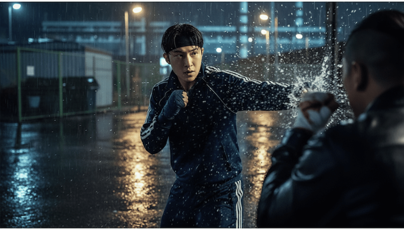 Martial arts choreography in Bloodhounds