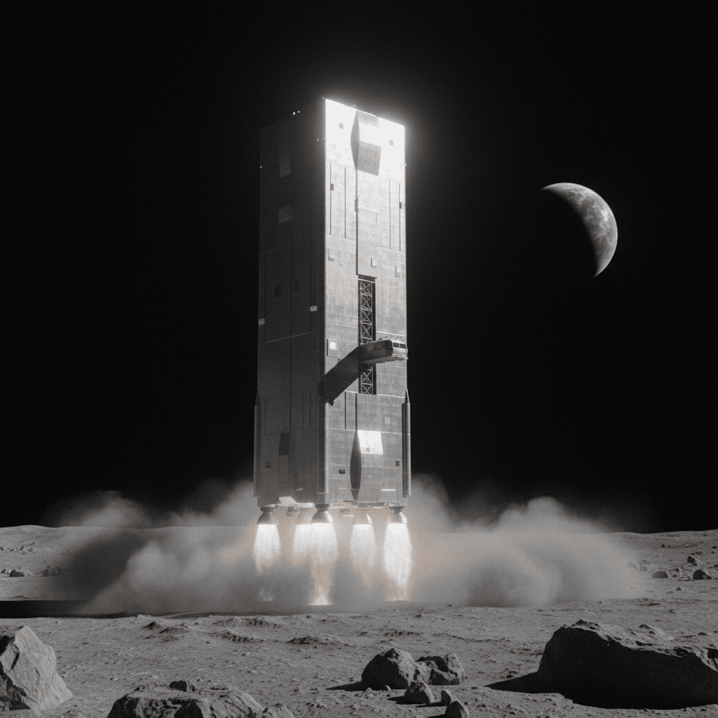 Orbital cryogenic refueling for private moon landing system