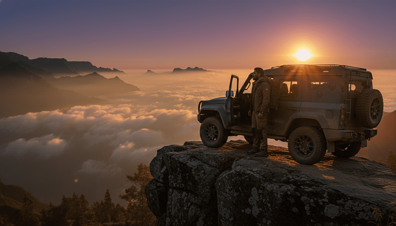 Misty tea estates landscape from the Soulful Guide to Munnar