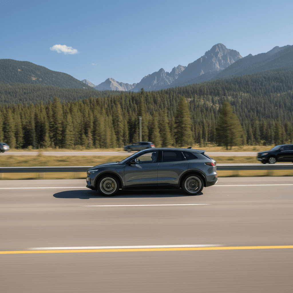 Car on the way for a Mussoorie Rishikesh trip via expressway