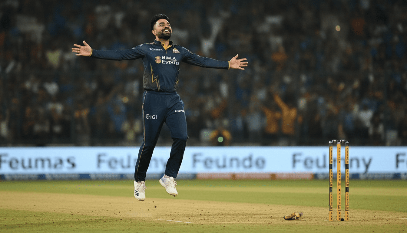 Rashid Khan 3/17 gujarat titans vs delhi capitals match scorecard 