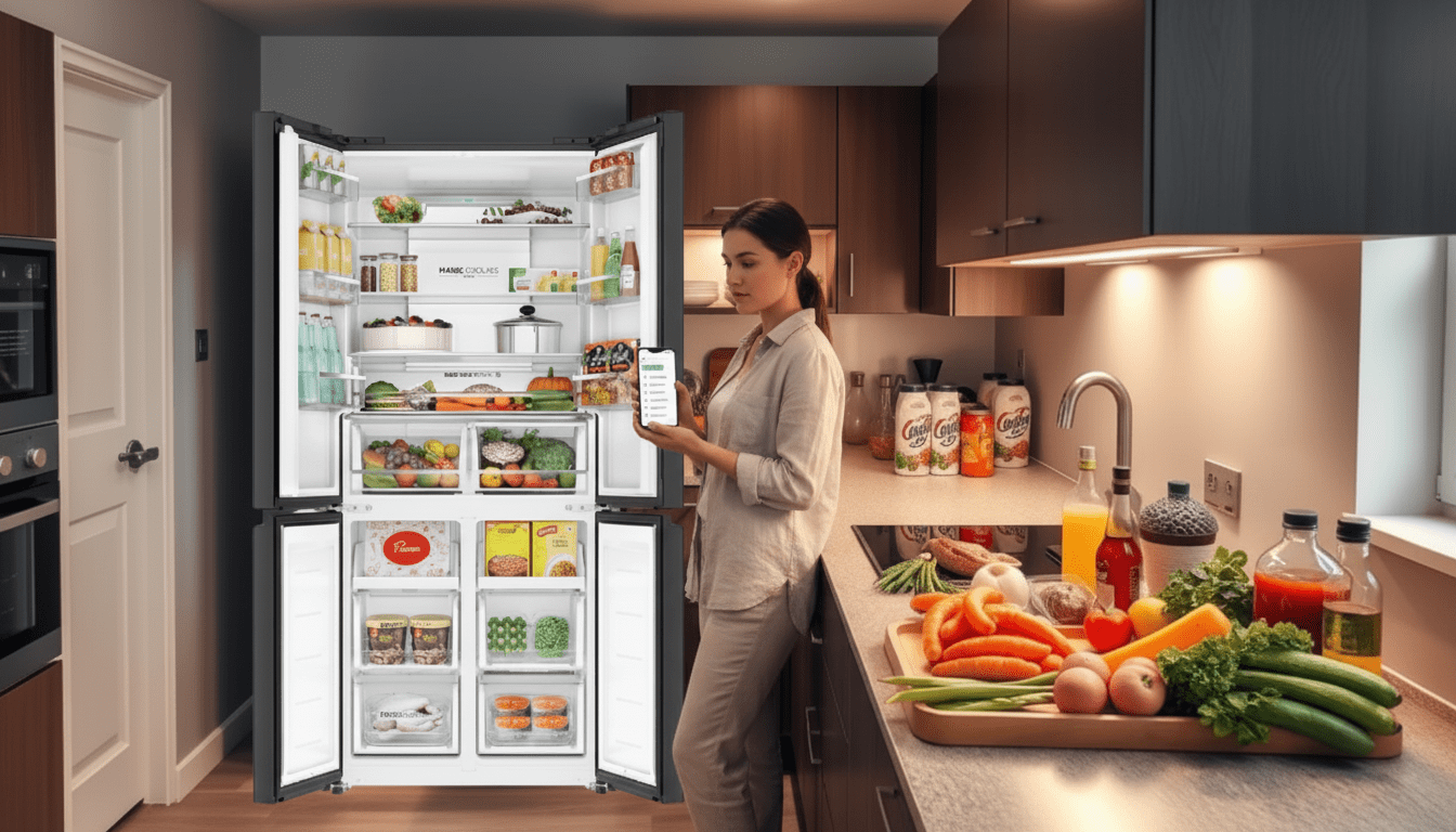 AI Recipe Generation interface on a tablet