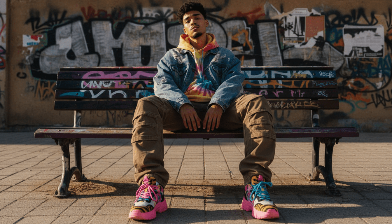 Sustainable statement sneakers materials