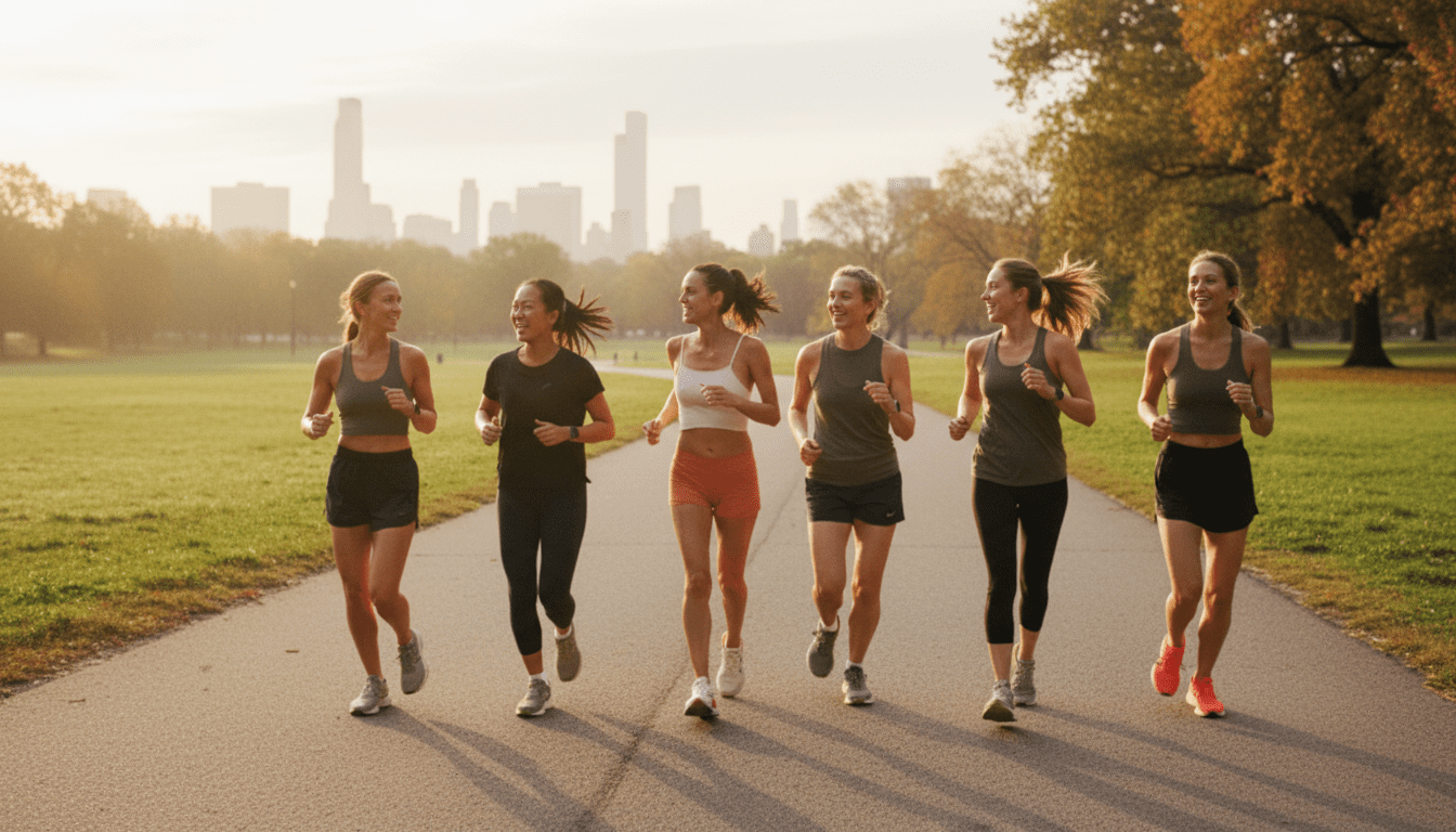 HYROX and run clubs social gathering