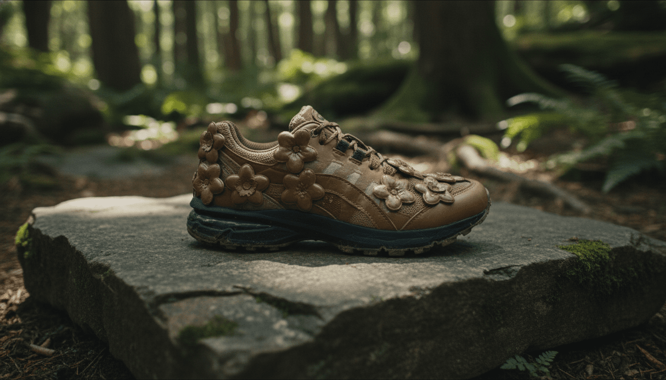 Sustainable statement sneakers materials