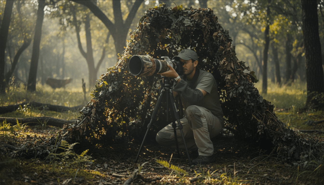 Ethical wildlife photography equipment