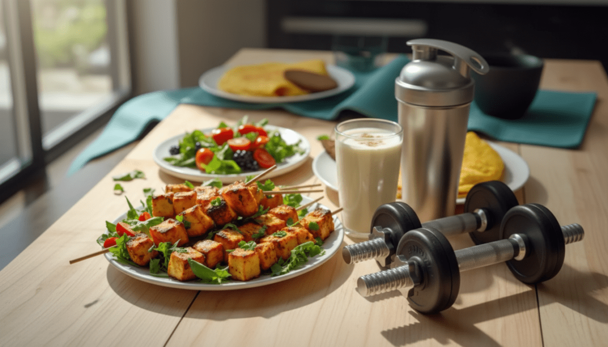 High Protein Diet Foods Fitness Nutrition Trend Graphic