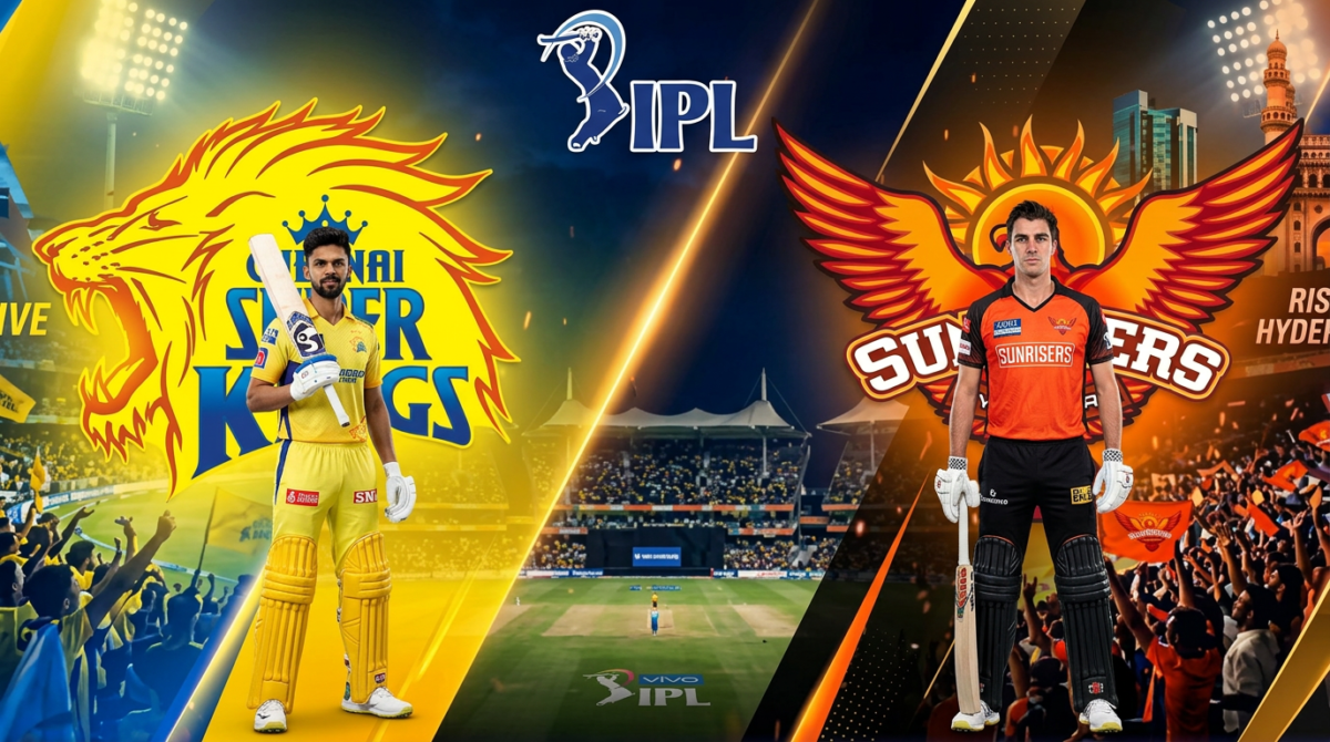 CSK vs SRH match scorecard live