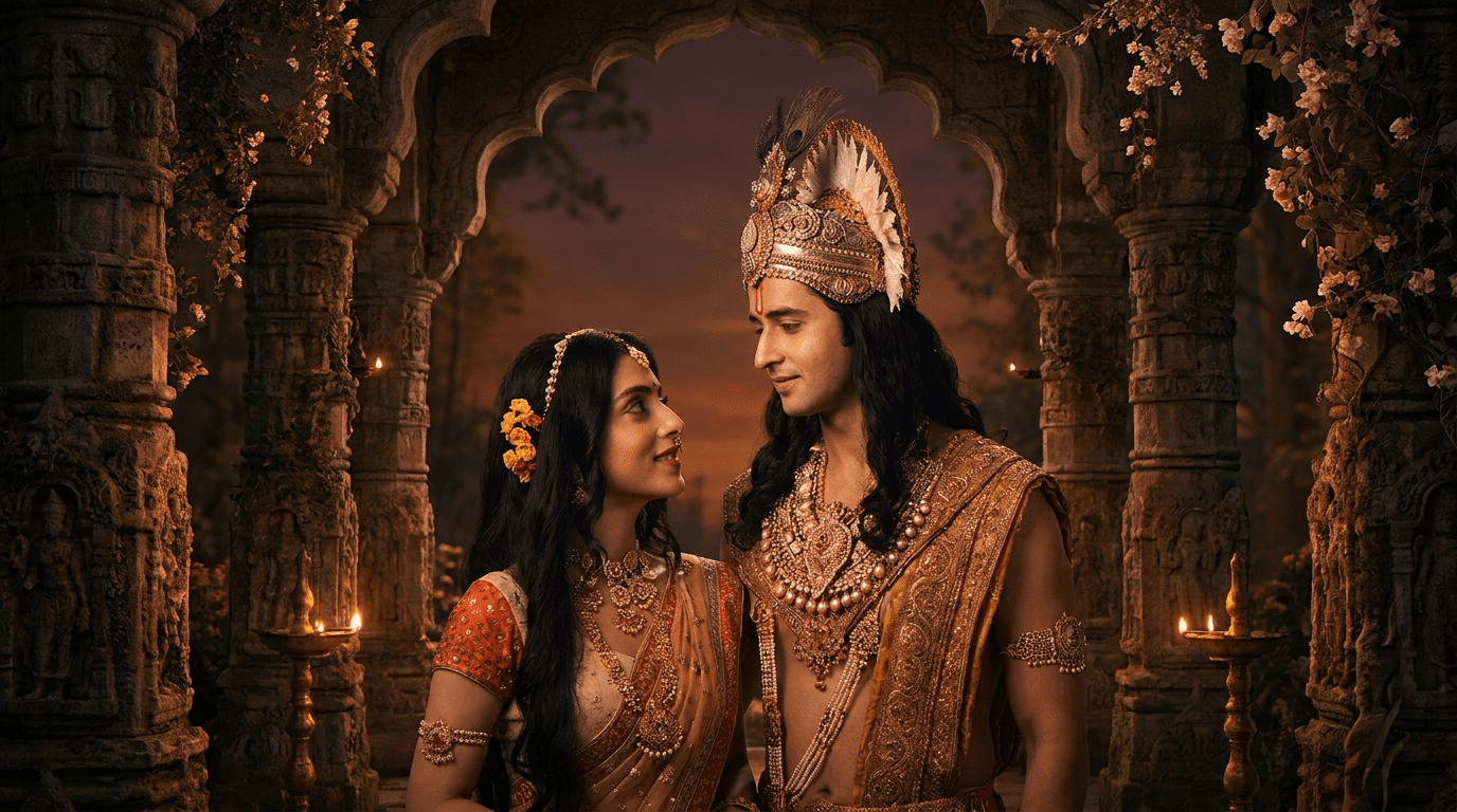 Hardik Gajjar mythological film direction on set