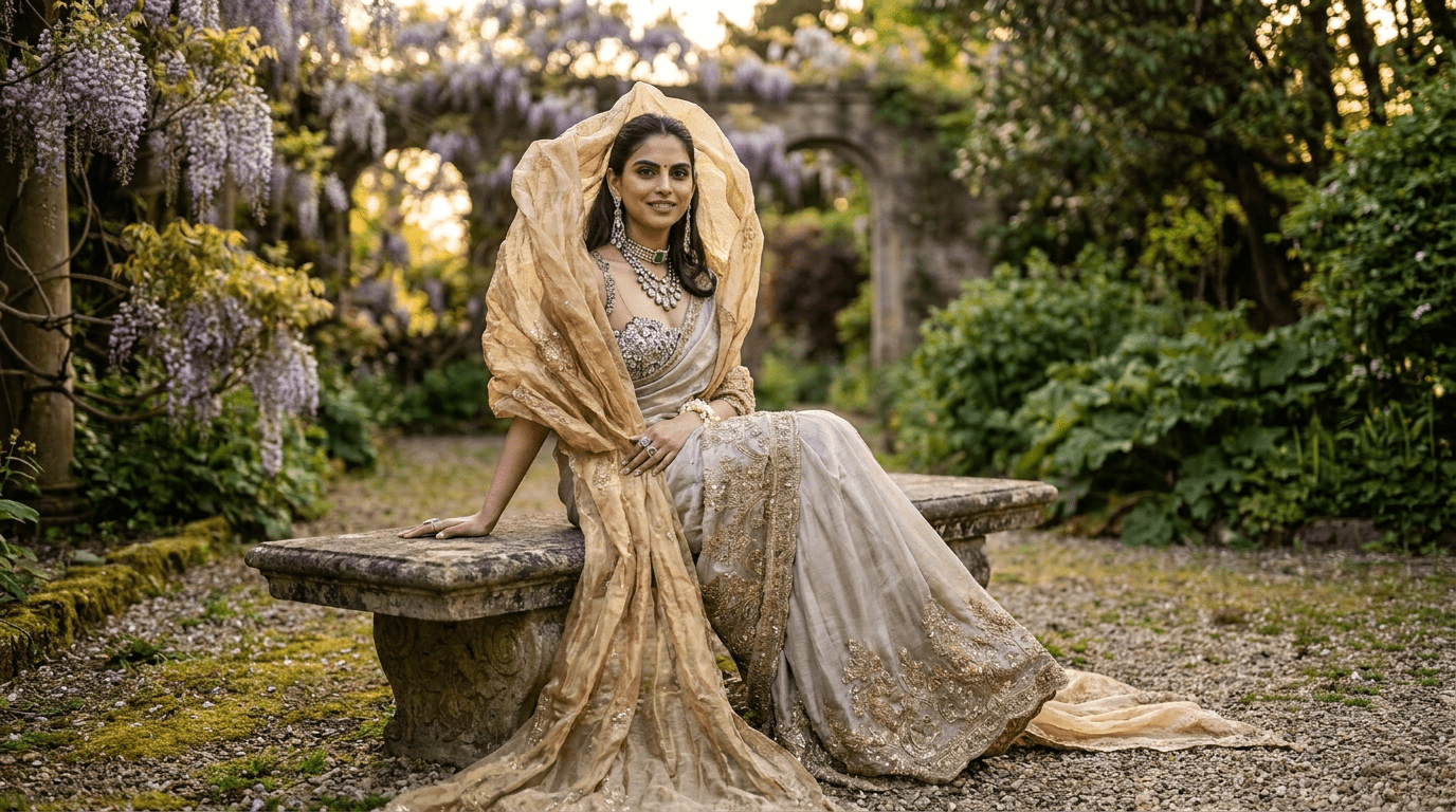 Met Gala Indian celebrities Karan Johar and Isha Ambani in heritage couture