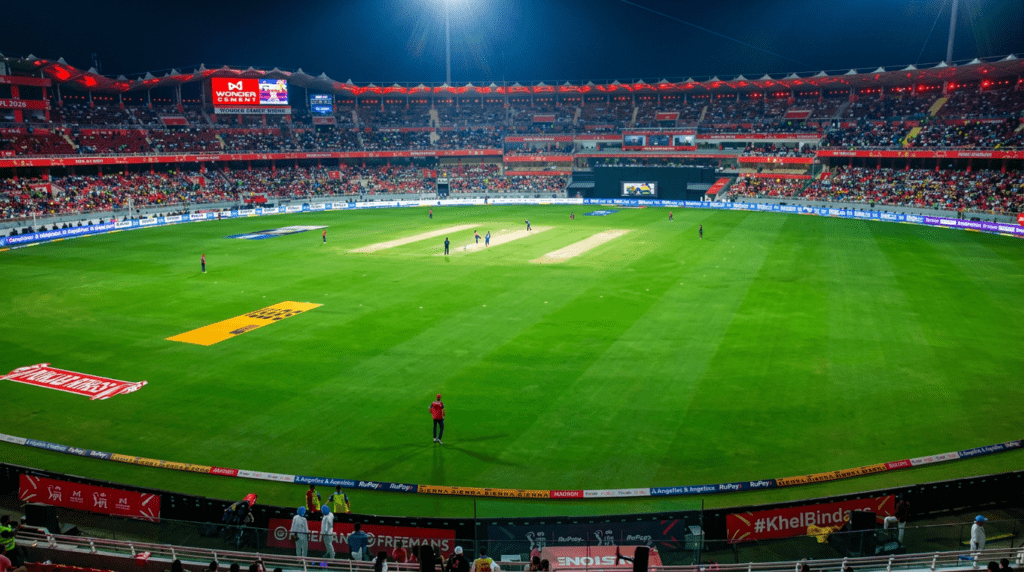  Maharaja Yadavindra Singh Cricket Stadium pitch