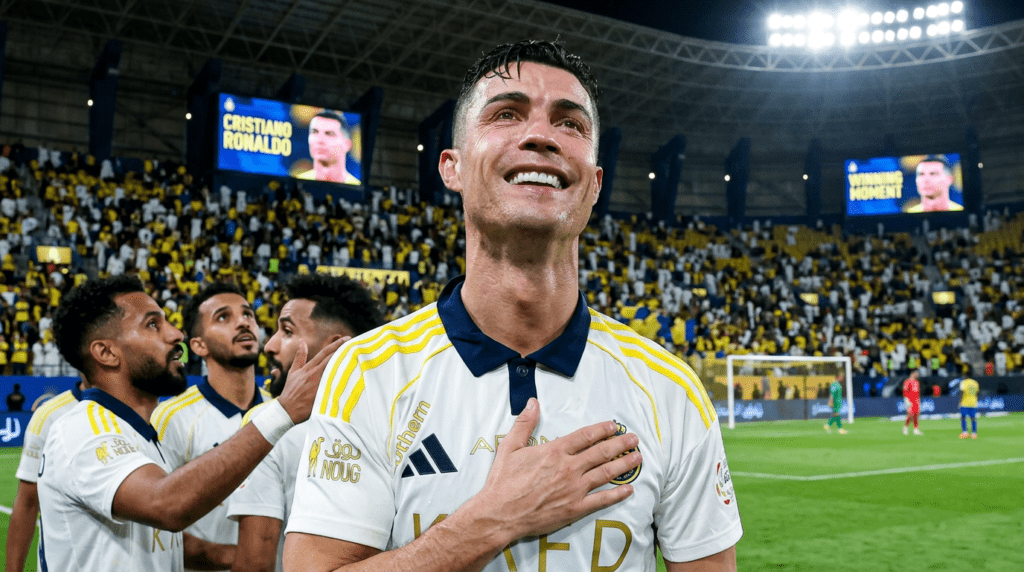 Ronaldo full of emotions