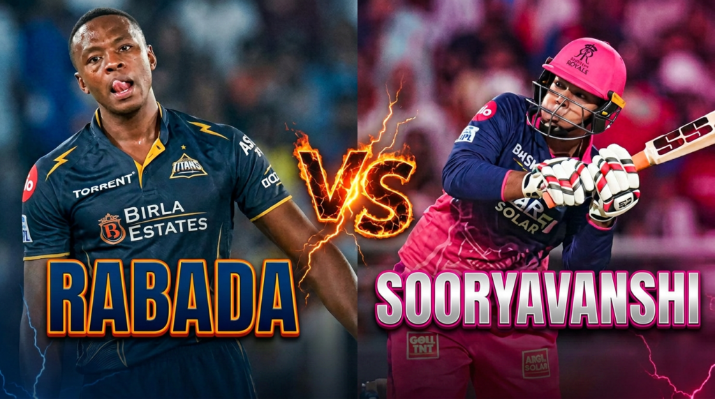 rabada vs sooryavanshi, battle to watch out for