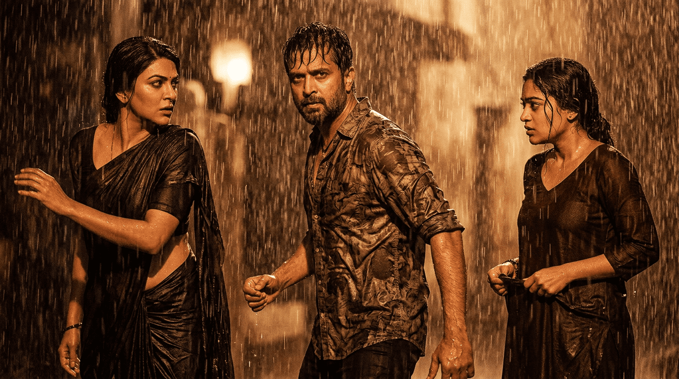 Arjun Sarja action drama blast tamil movie review