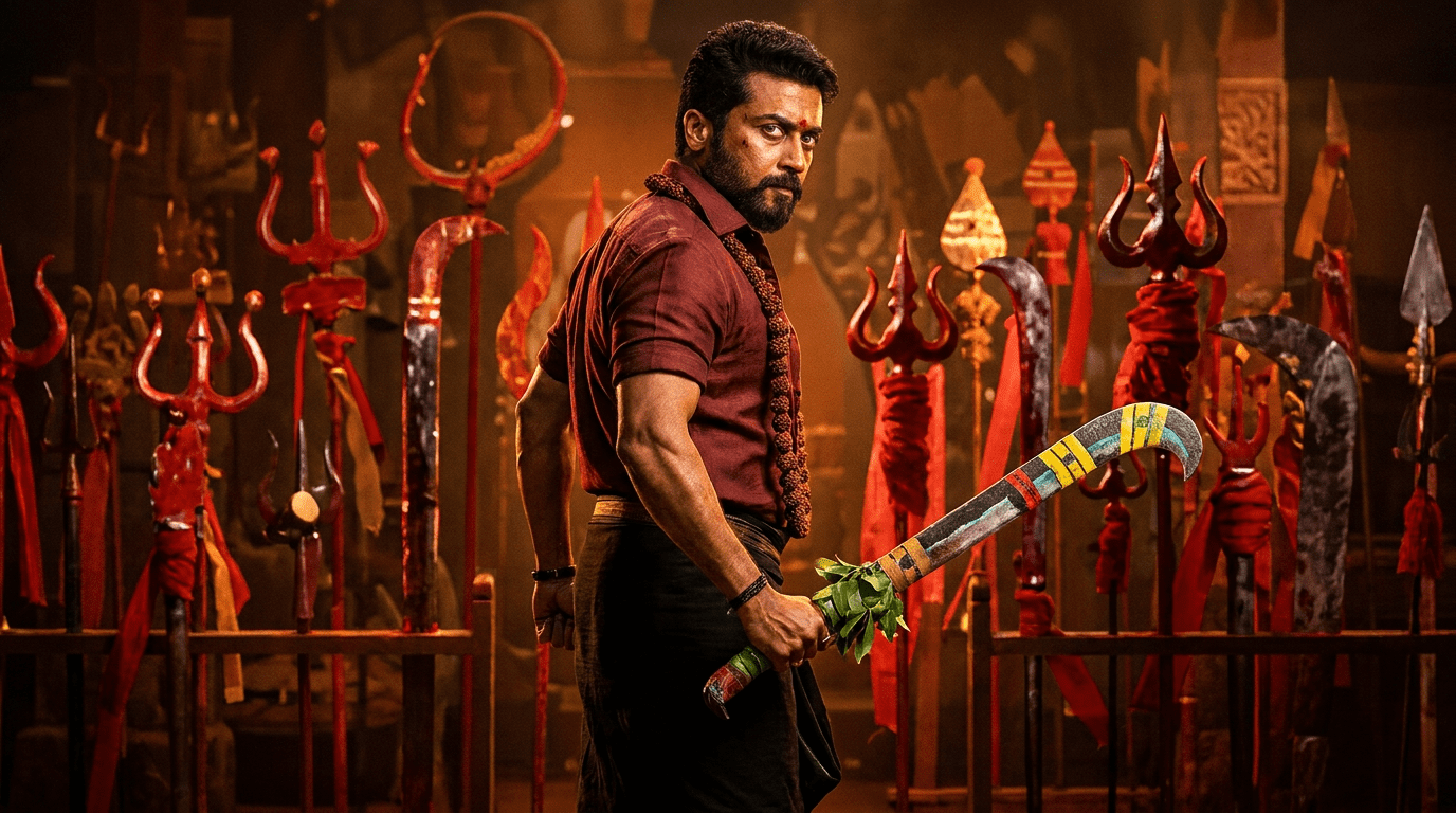 Karuppu box office collection day 1 chart