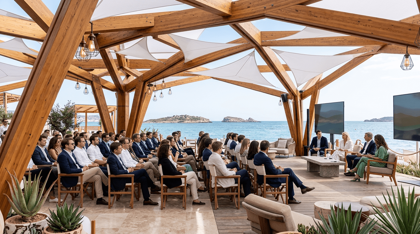 Sandip Patel at Cannes 2026 Marché du Film Meeting