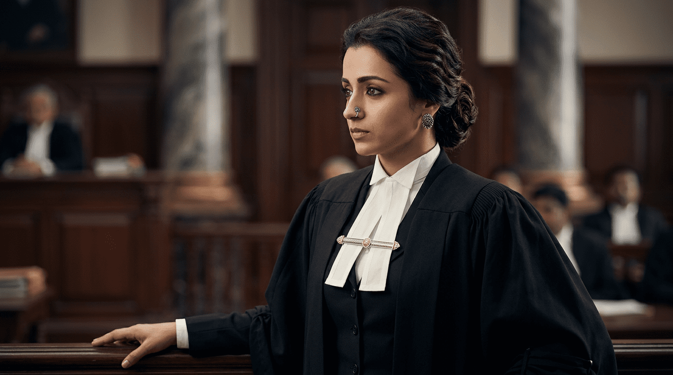 Trisha Krishnan comeback in Karuppu movie review in Tamil