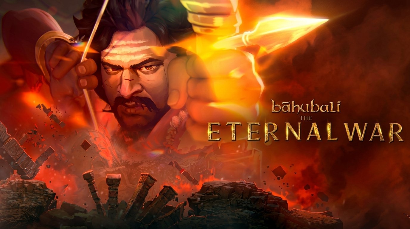 Studio Khara Evangelion collaboration for Baahubali The Eternal War 2027 release date.