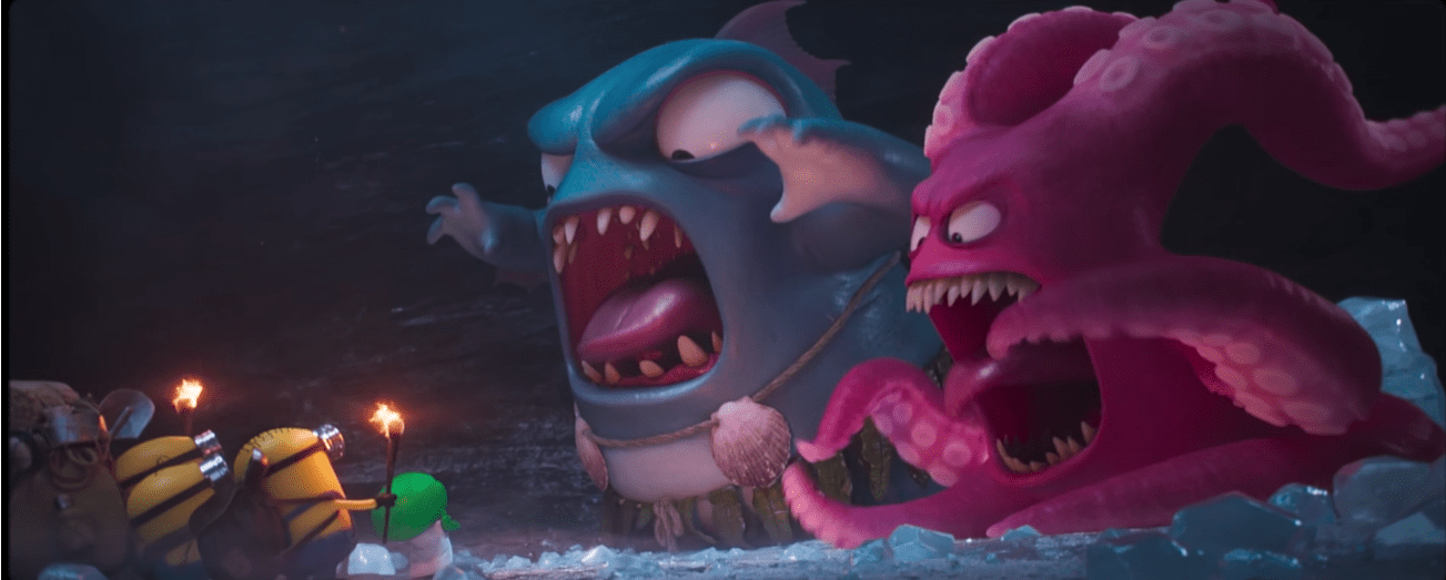 Minions & Monsters release date theater display