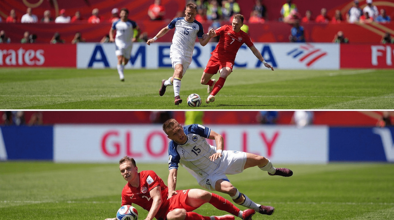 Canada vs Bosnia and Herzegovina score Jovo Lukic header