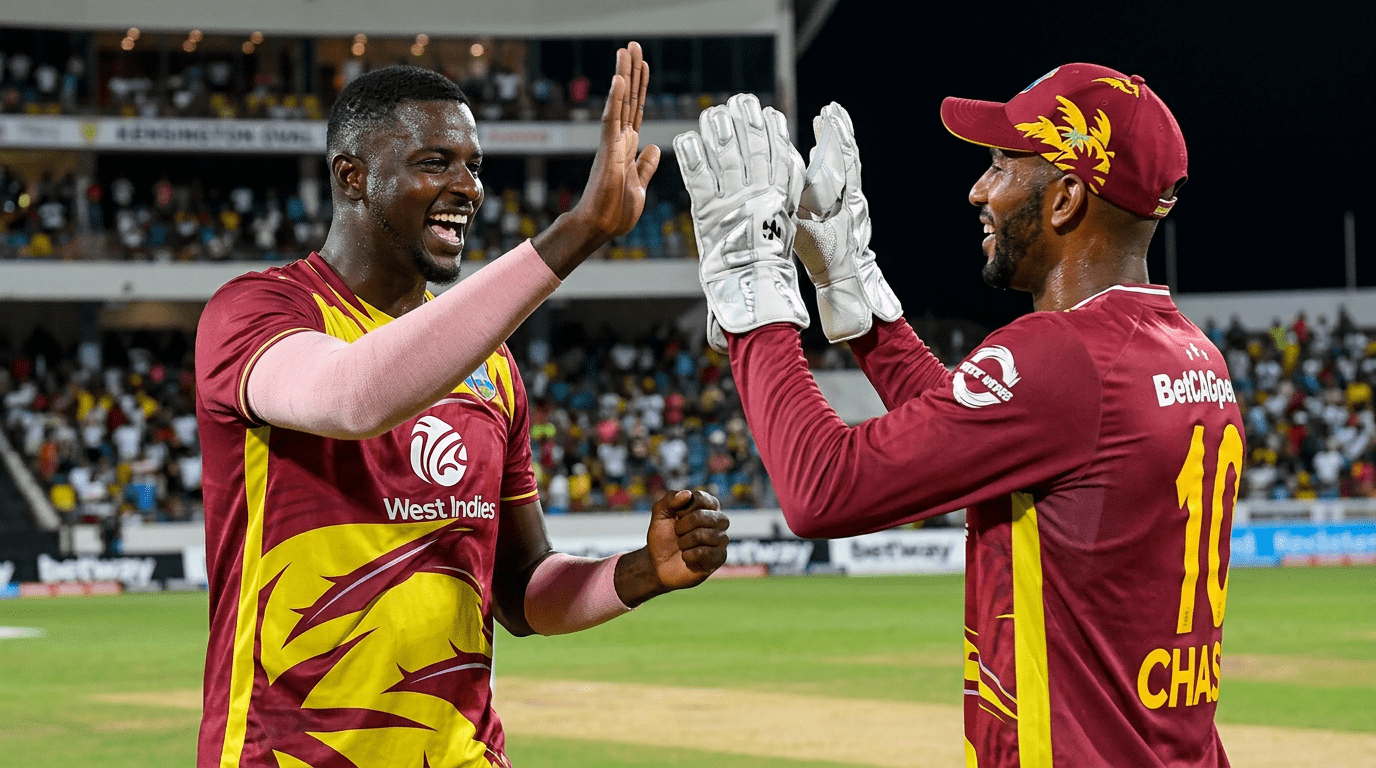 Shai Hope 65 match winning runs
