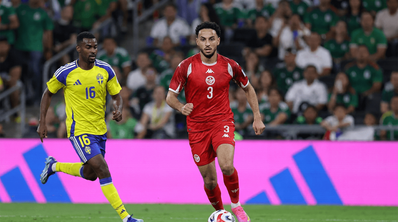 Alexander Isak goal during sweden beat tunisia 5-1