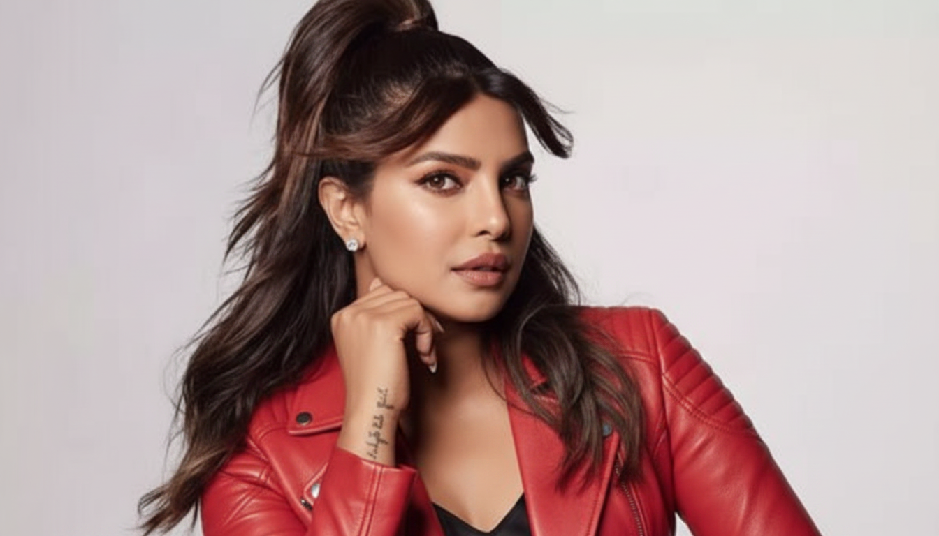 Priyanka Chopra upcoming movie Varanasi poster alongside SS Rajamouli
