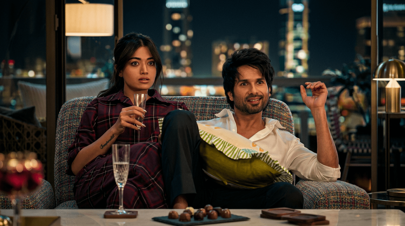 Shahid Kapoor Kriti Sanon Rashmika Mandanna Cocktail 2