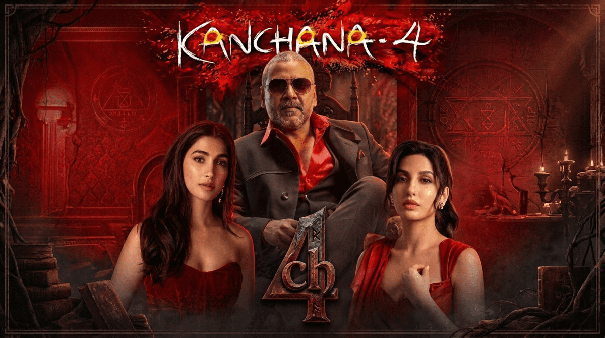Raghava Lawrence in Kanchana 4 release date poster