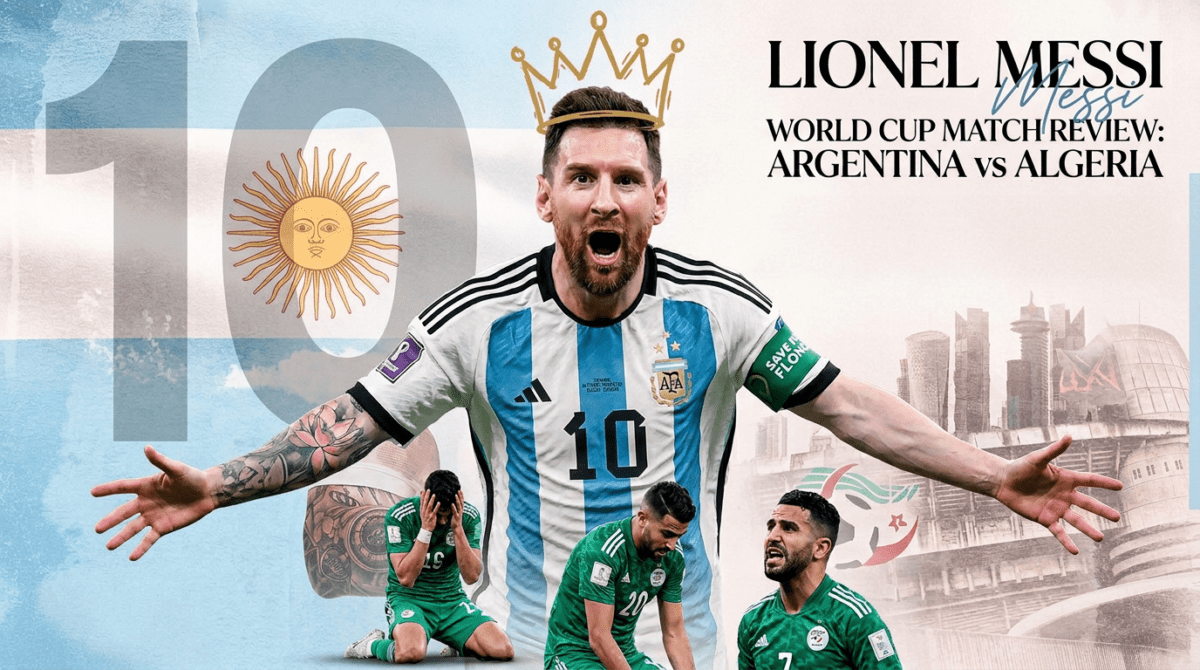 Argentina vs Algeria World Cup 2026 Messi celebration