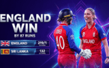 england women vs sri lanka women t20 scorecard Wyatt-Hodge century