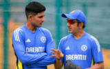 Shubman Gill and Gautam Gambhir discussing ODI team tactics