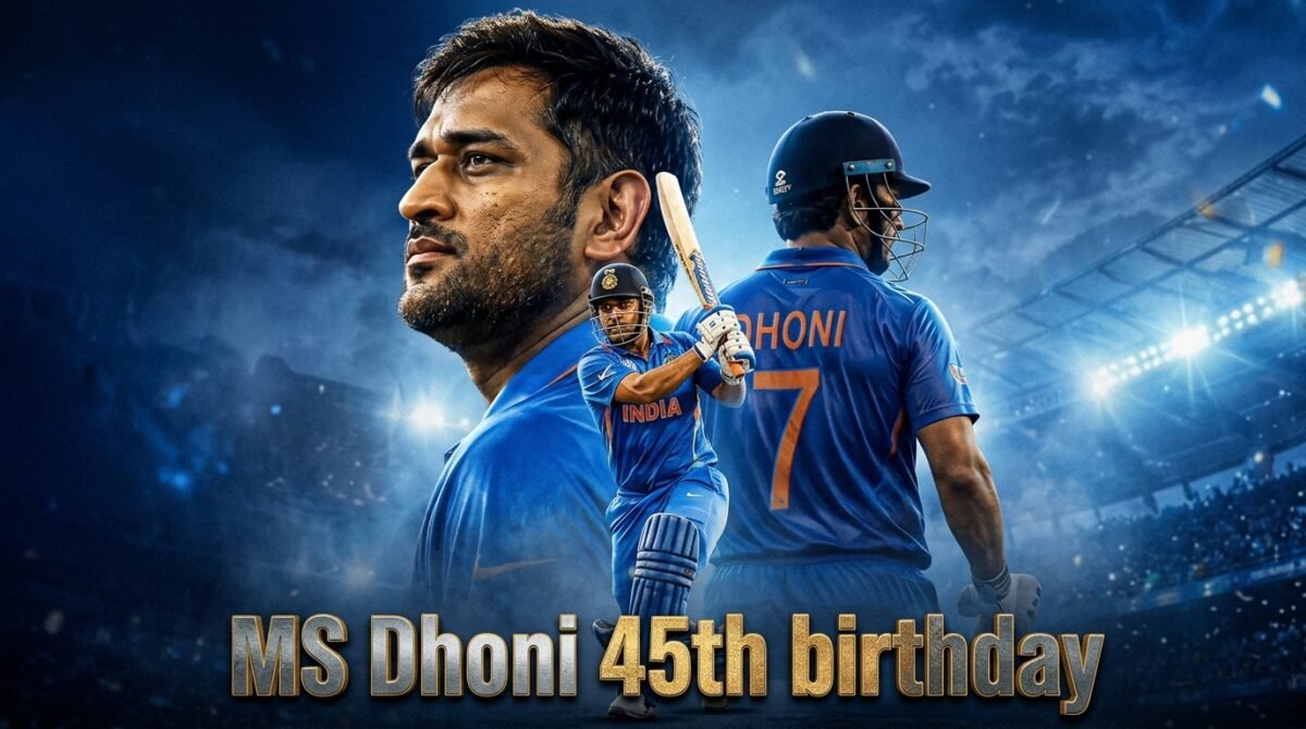 MS Dhoni 45th birthday