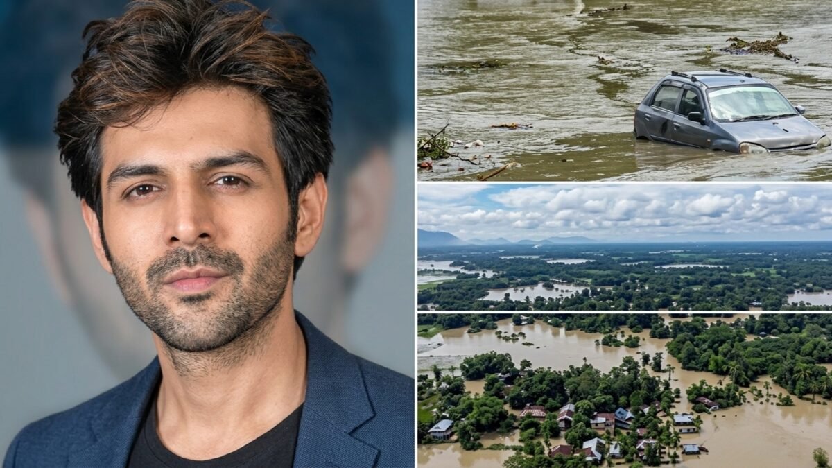 Kartik Aaryan Assam floods