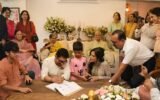 Aamir Khan Gauri wedding celebration at Pali Hill Bandra