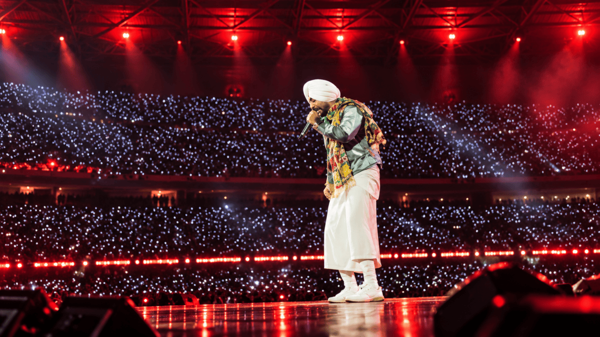 Diljit Dosanjh Wembley Stadium show historic live performance under the Wembley arch in London