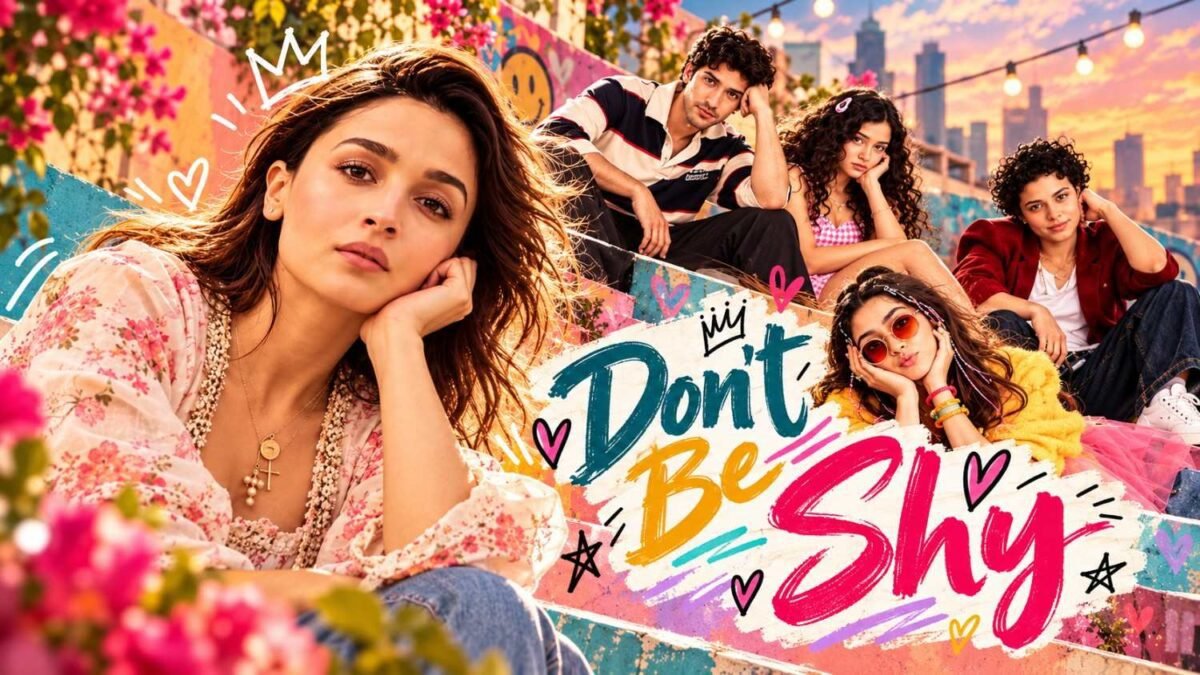 Don't Be Shy Review Alia Bhatt’s Gen-Z Teenage Film Poster